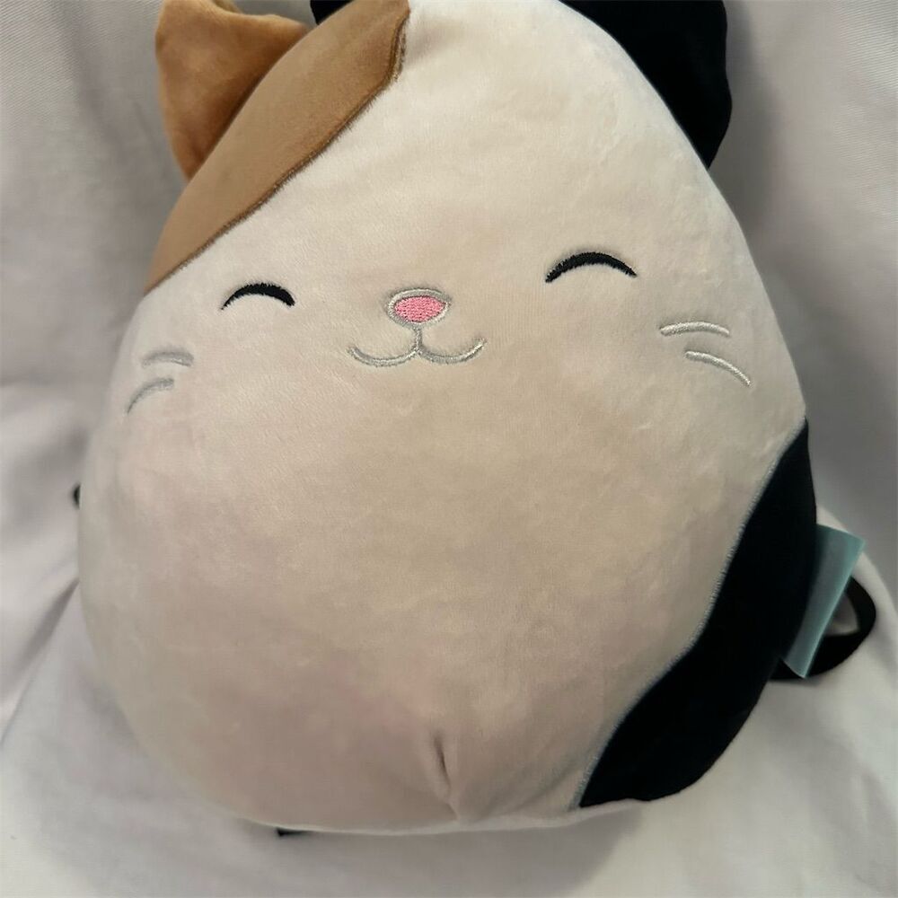 Squishmallows Cam the Calico Cat Girls Mini Backpack Plush 2022